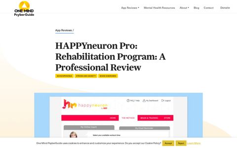 HAPPYneuron Pro: Rehabilitation | Professional App Review ...