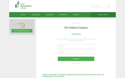 Online Campus – Freie Journalistenschule