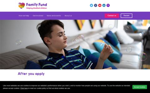 After you apply - Family Fund