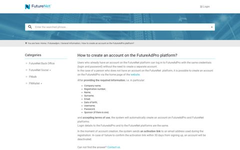 How to create an account on the FutureAdPro platform? | FAQ