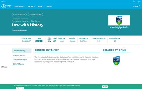 Law with History - CareersPortal.ie