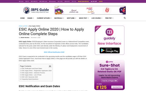 ESIC Apply Online 2020 | How to Apply Online Complete Steps