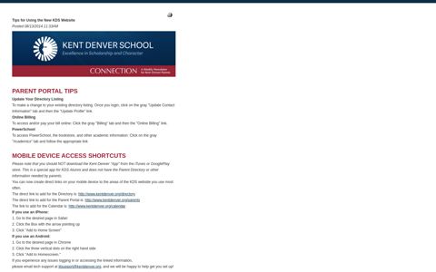 News Post - Kent Denver School