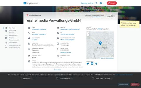 eraffe media Verwaltungs-GmbH | Implisense