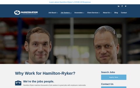 Why Work With Us? | Hamilton-Ryker™