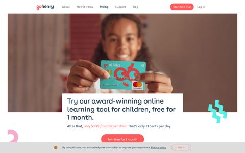 pricing - Making every kid good with money | gohenry