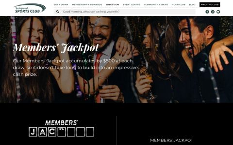 Members' Jackpot Draw - Springwood Sports Club