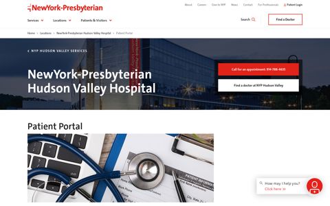 Patient Portal - NewYork-Presbyterian Hudson Valley Hospital