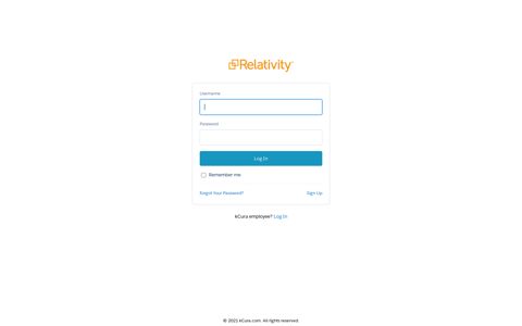 Login | Relativity Customer Portal