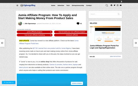 Jumia Affiliate Program: How To Apply and Start Making ...