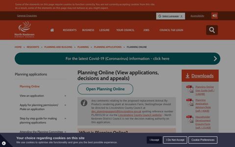 Planning Online | North Kesteven District Council