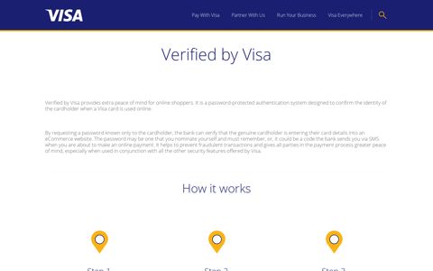 Verified By Visa | Visa