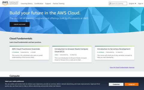 Welcome | AWS Training & Certification