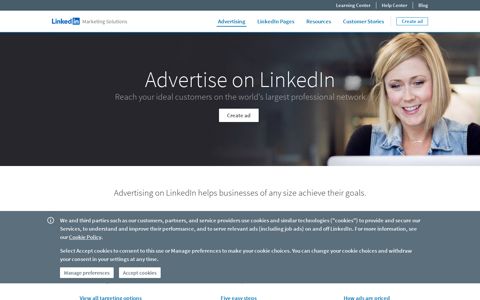 LinkedIn Ads: Targeted Self-Service Ads - Business Linkedin