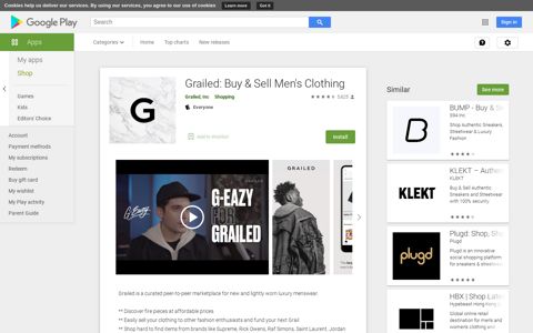 Grailed: Buy & Sell Men's Clothing - Apps on Google Play