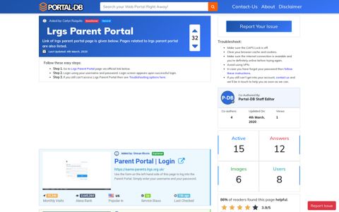 Lrgs Parent Portal - Portal-DB.live