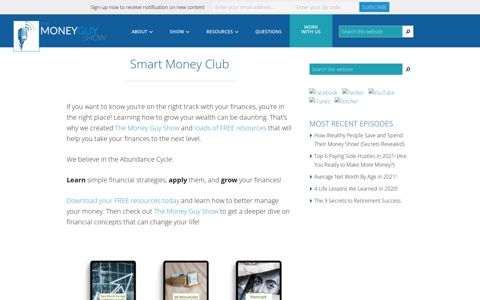 Smart Money Club - The Money Guy Show | Investing, Tax ...