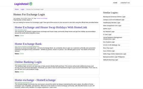 Homes For Exchange Login Home Exchange and House ...