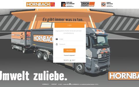 HORNBACH Recycling Portal 2.0: Sign in