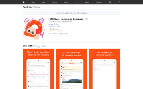 ‎HiNative - Language Learning on the App Store