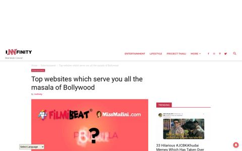Top websites which serve you all the masala of Bollywood ...