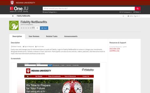 Fidelity NetBenefits | All IU Campuses | One.IU