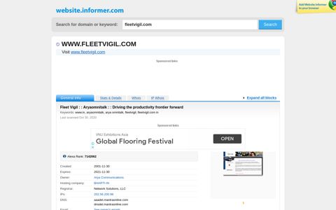 fleetvigil.com at WI. Fleet Vigil : : Aryaomnitalk : : Driving the ...
