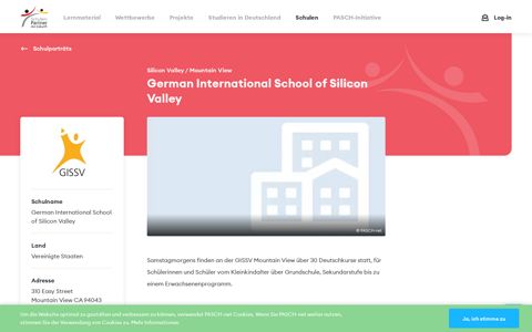 German International School of Silicon Valley - PASCH-Initiative