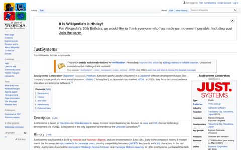 JustSystems - Wikipedia