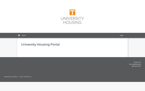 University Housing Portal - StarRez Housing