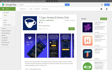 7 Cups: Anxiety & Stress Chat - Apps on Google Play