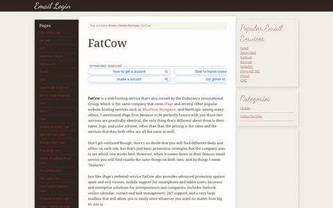 FatCow Email Login – FatCow.com Mail Log In