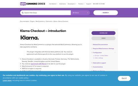Klarna Checkout – introduction - WooCommerce Docs