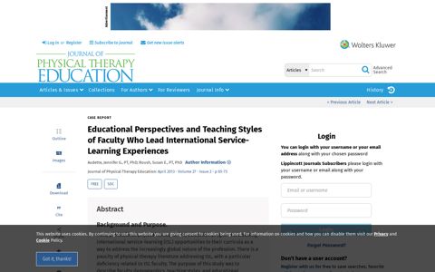 Educational Perspectives and Teaching Styles of Faculty Who ...