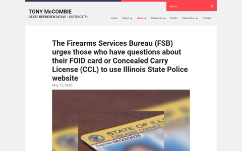 The Firearms Services Bureau (FSB) urges those who have ...