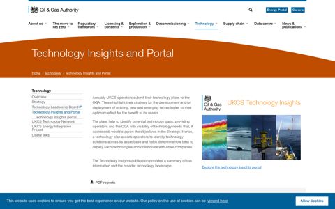 Technology Insights and Portal ... - Oil and Gas Authority