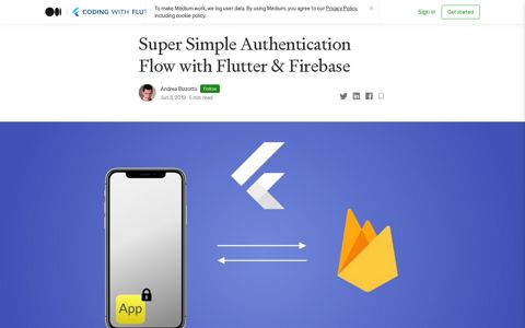 Super Simple Authentication Flow with Flutter & Firebase | by ...