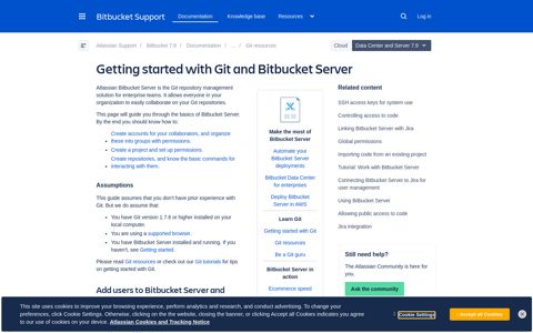 Getting started with Git and Bitbucket Server | Bitbucket Data ...