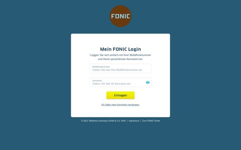 FONIC-Login - Einfach und schnell bei FONIC einloggen