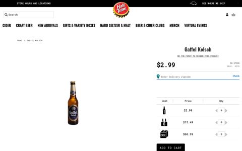 Gaffel Kolsch - Gaffel Becker (Privatbrauerei) - Buy Beer ...