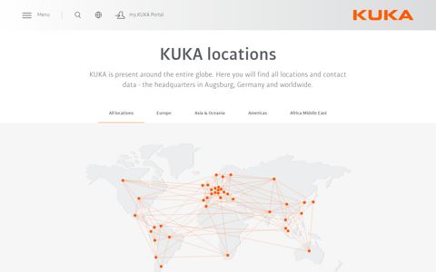 KUKA Locations | KUKA AG - KUKA Robotics