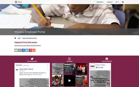 Employee Portal Information - Jenks Public Schools