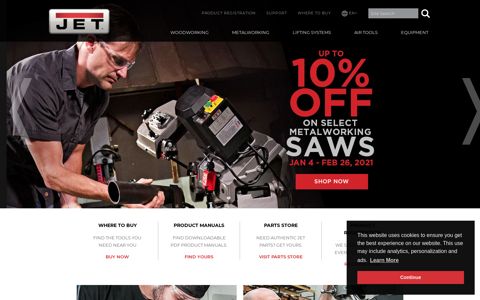JET Tools | Quality Woodworking Tools, Industrial Tools and ...