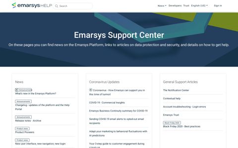 Emarsys Support Center – Emarsys