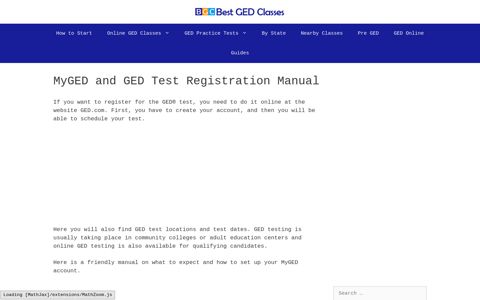 How to Register for GED Test Registration with MyGED