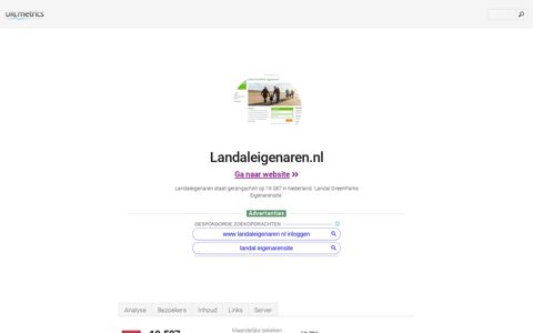 www.Landaleigenaren.nl - Landal GreenParks Eigenarensite