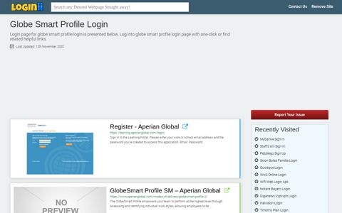 Globe Smart Profile Login - Loginii.com