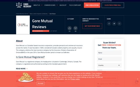 Gore Mutual - Funds Recovery
