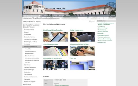 Rechtsinformatikzentrum - Juristische Fakultät - LMU München