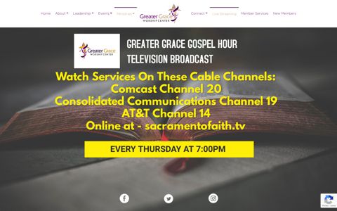 Live Streaming – Greater Grace Worship